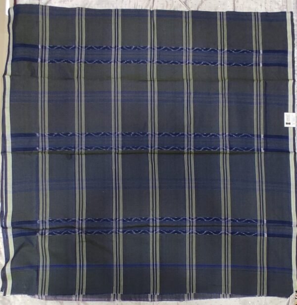 Gray checks sambalpuri cotton lungi