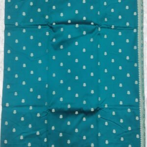 Sky resam work banarasi silk saree with blouse