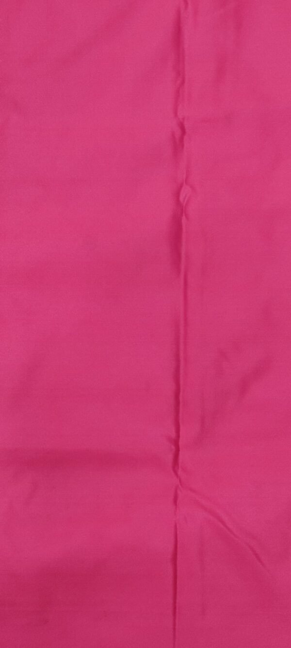 Pink pure soft silk banarasi dress material - Image 3