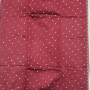 Maroon resam work banarasi silk saree with blouse