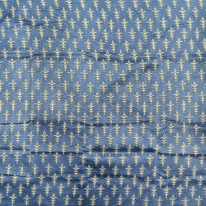 Blue maheswari silk saree with zari border